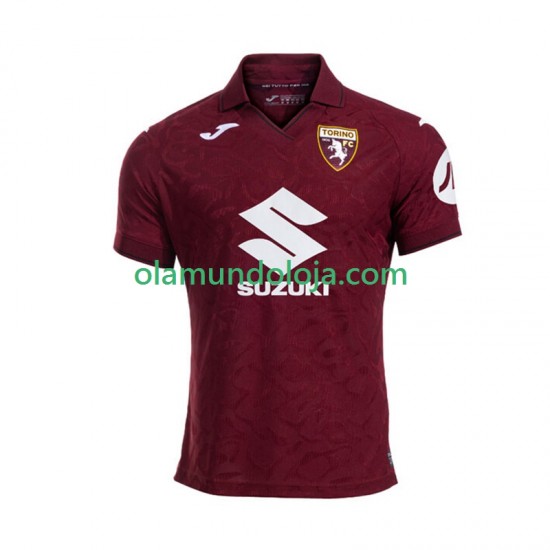 Camisola Torino Homem Equipamento Primeiro 2025-2026 Manga Curta